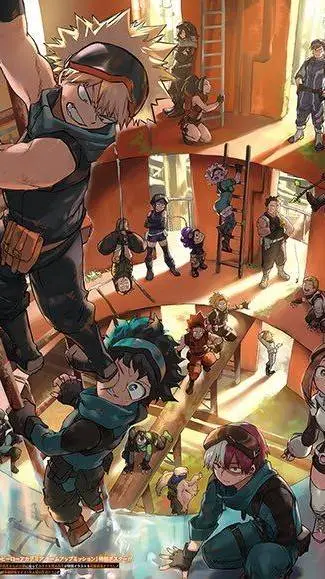 ai character: classe 1A e 1B! background