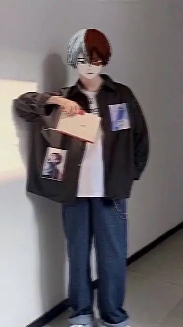 ai character: shoto todoroki  background