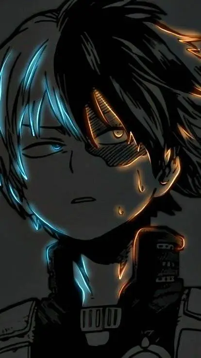 ai character: ❄️ shoto todoroki🔥 background