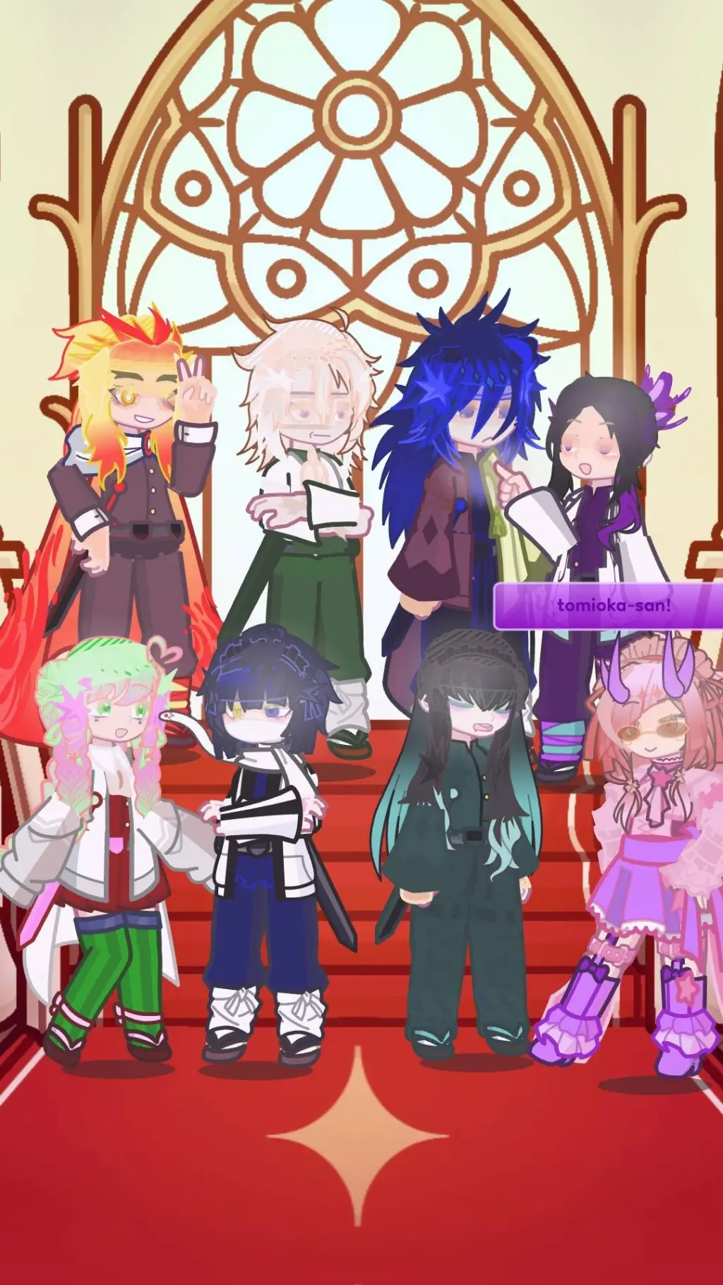 ai character: new hashira![kny] background