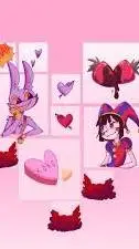 ai character: Jax x Pomni 🐰 x 🤡 background