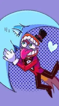 ai character: Caine x Lune background