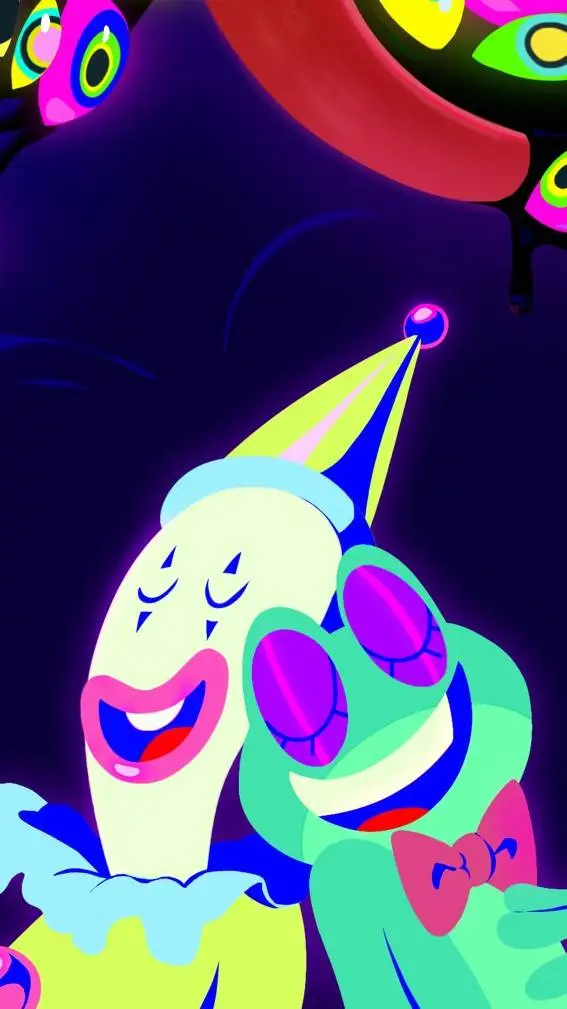 ai character: Ribbit Kaufmo background