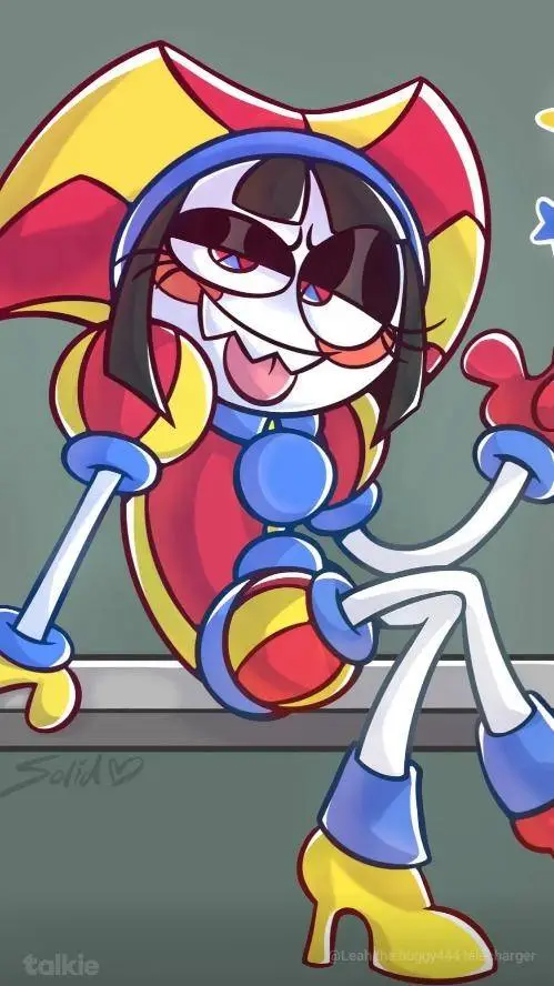 ai character: Evil Pomni background