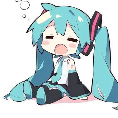 chat with ai character: Miku chibi 