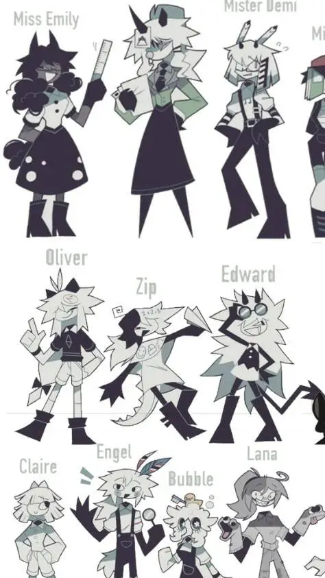 ai character: F₱Е background