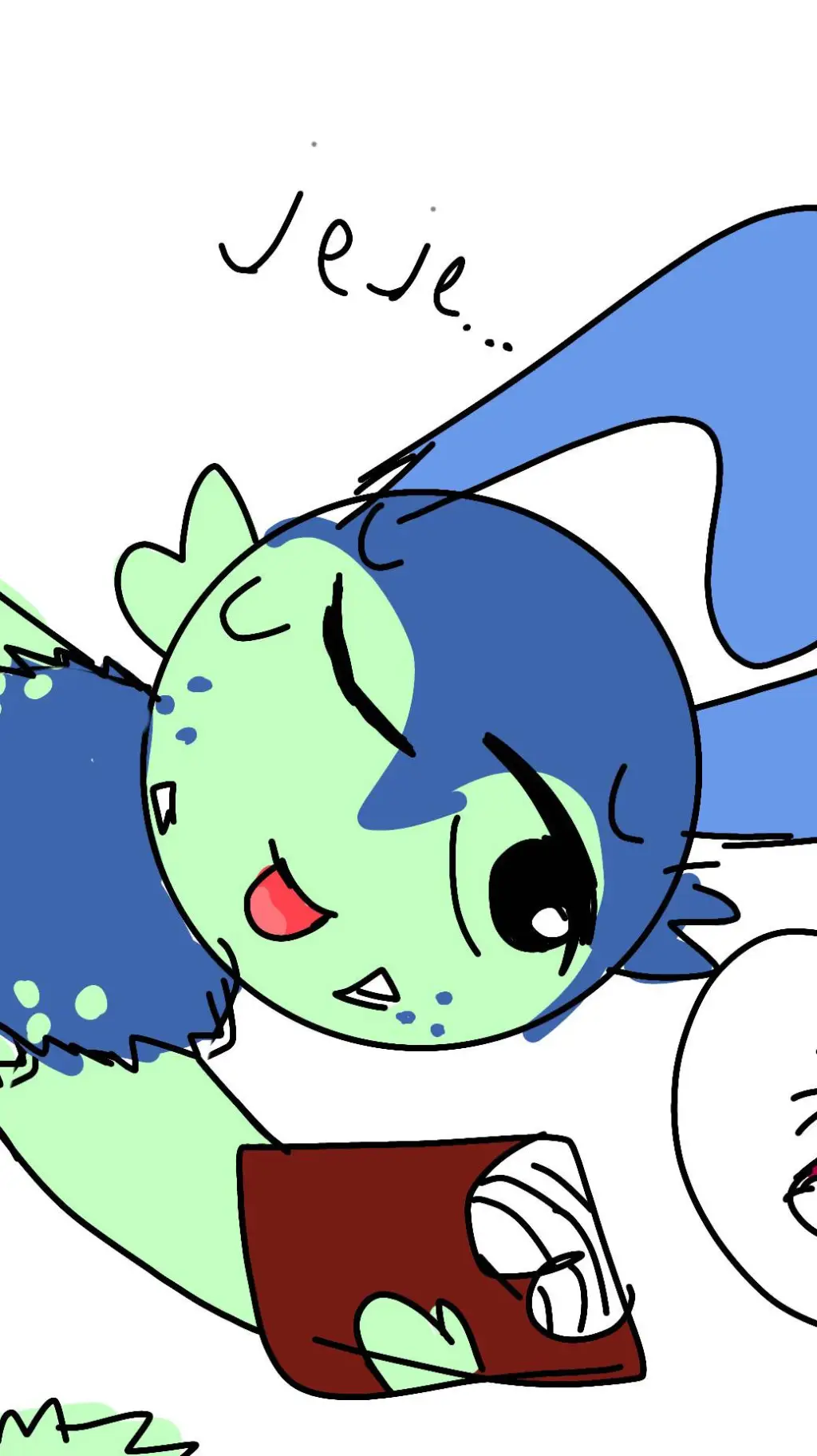 ai character: Squirm background