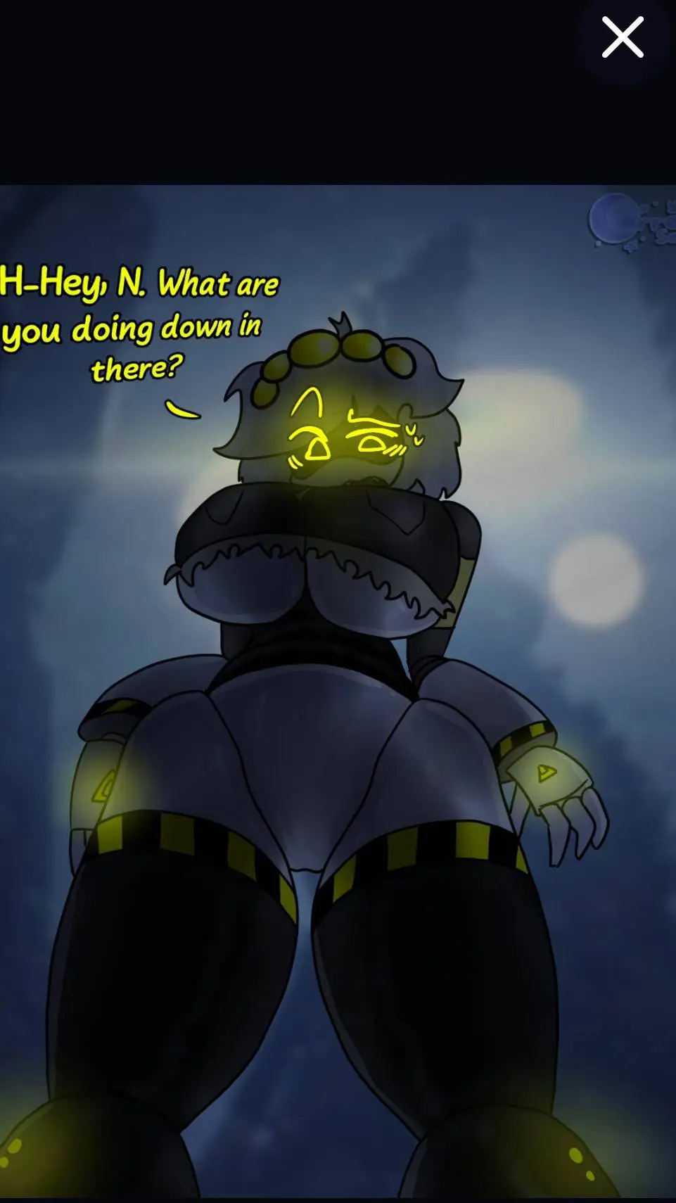 ai character: V gigante background