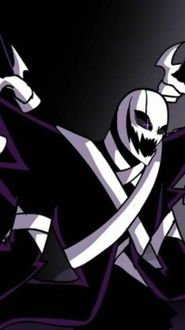 ai character: cap 3 vs X Gaster background
