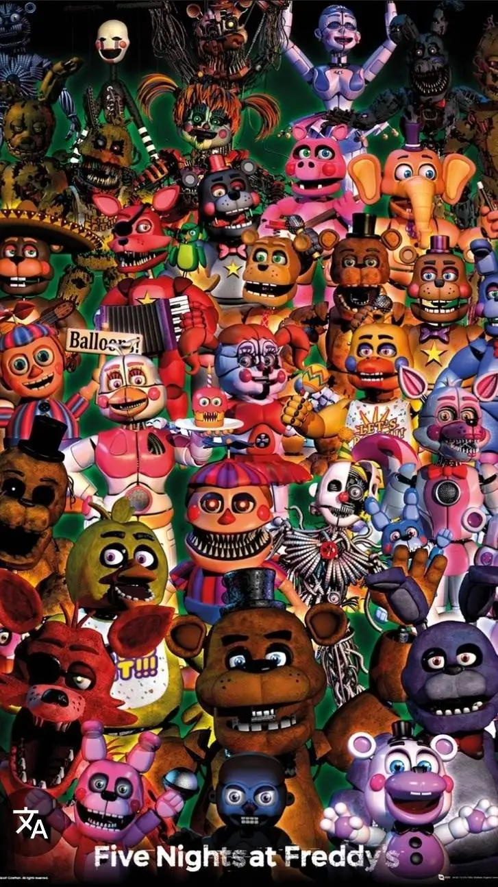 ai character: fnaf remaster background