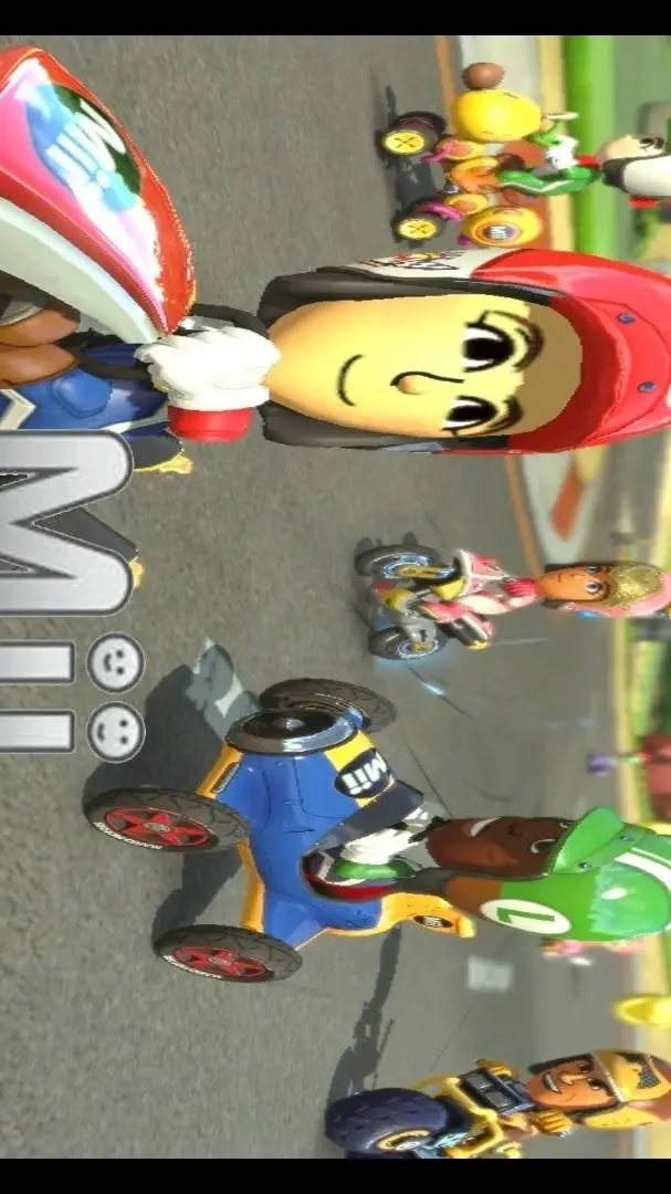 ai character: Mii racing background