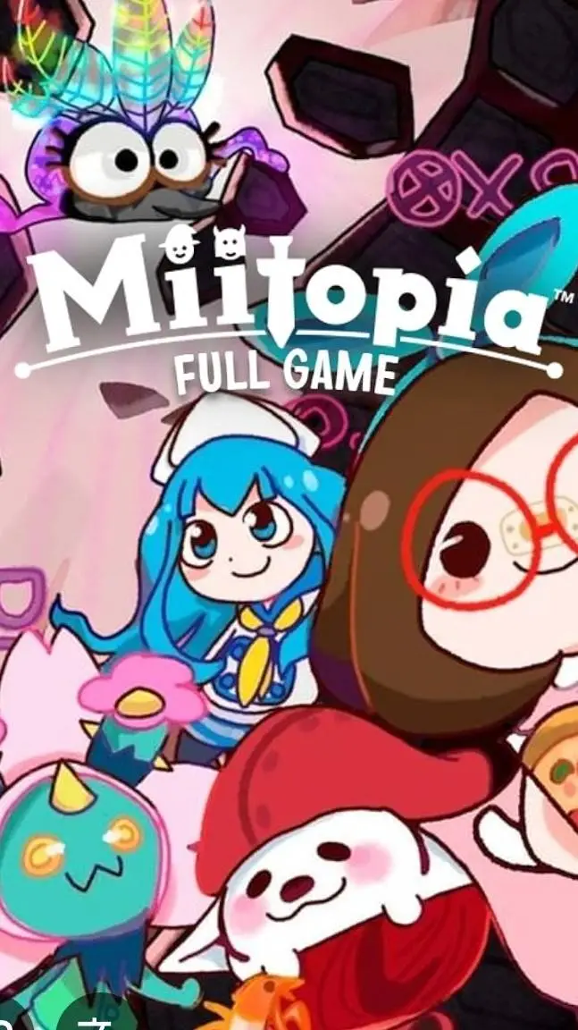 ai character: Miitopia  background