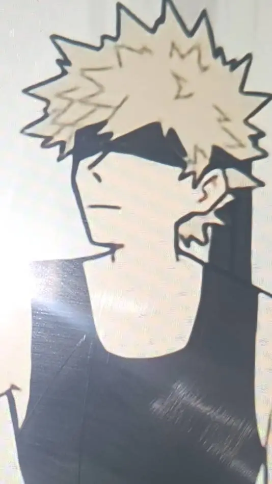 ai character: Bakugo expirament background