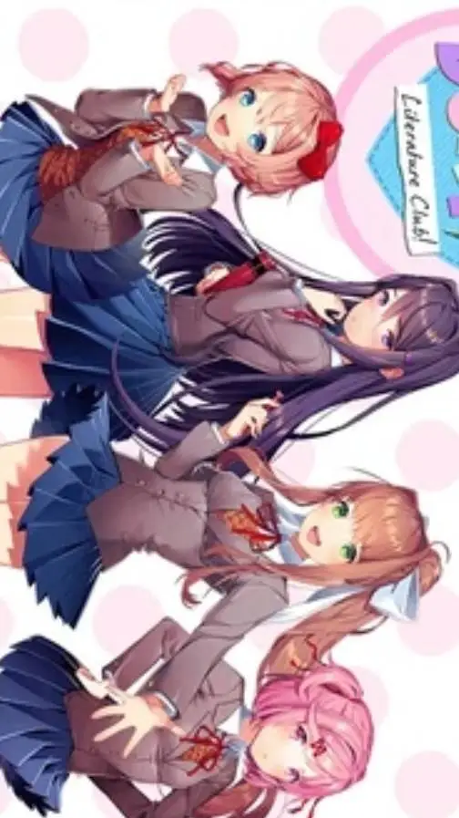 ai character: mha × ddlc background