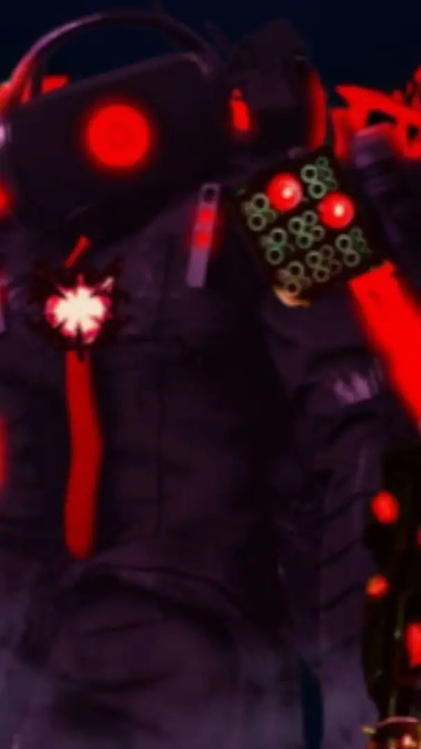 ai character: dark speaker man  background