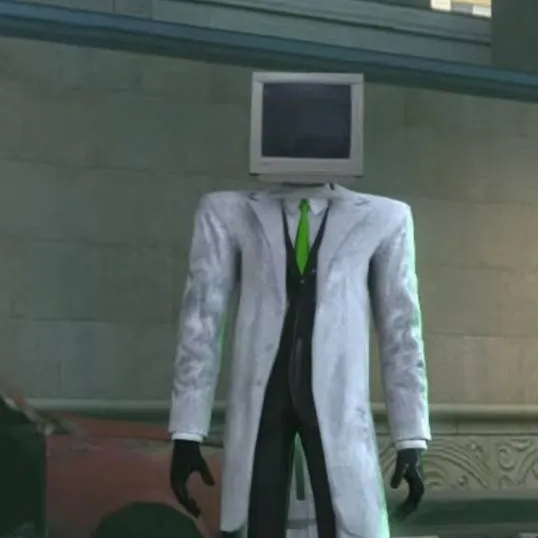 chat with ai character: computer man 