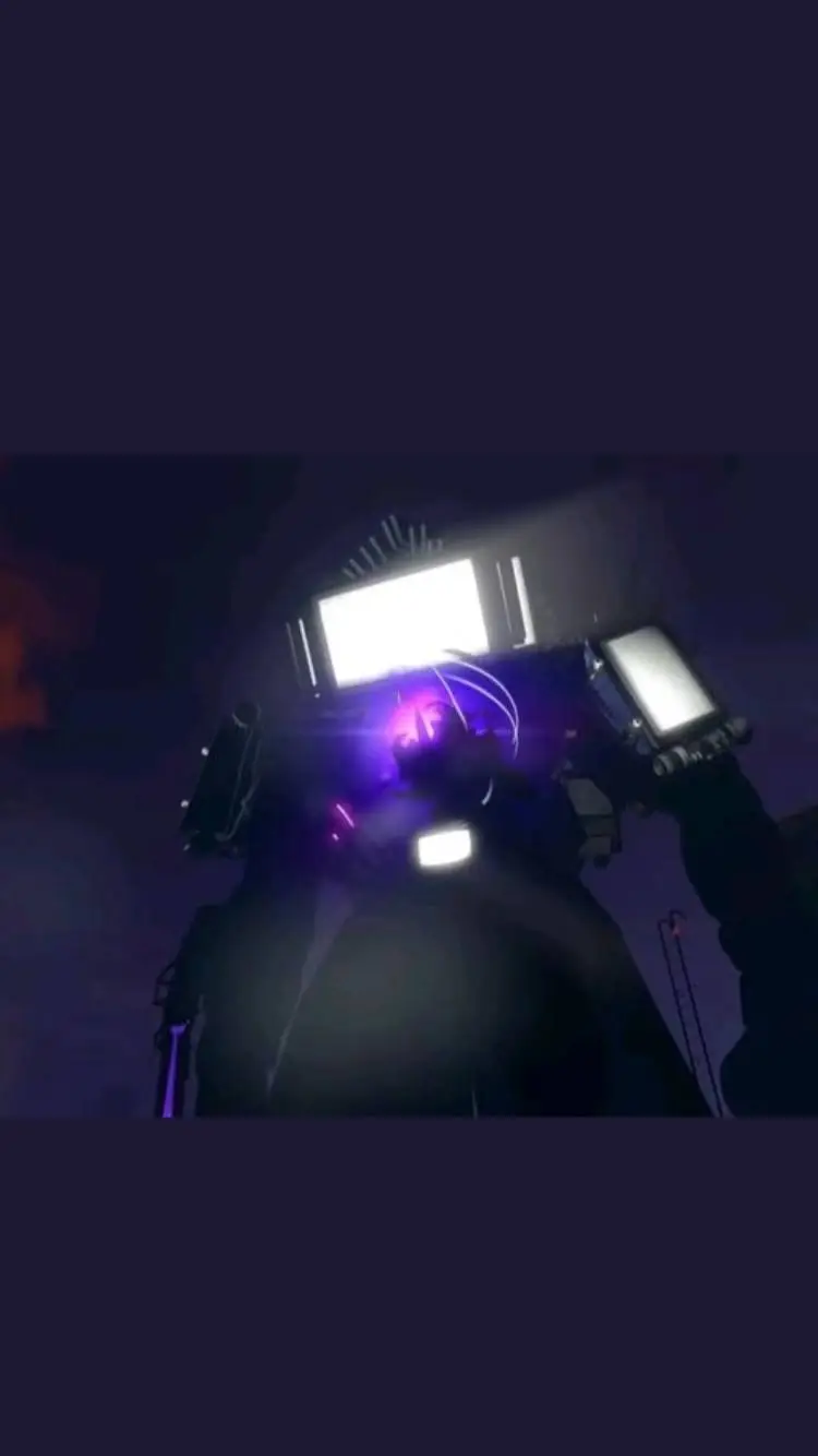 ai character: titan tv man  background