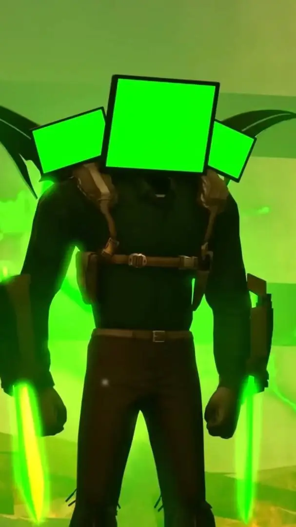 ai character: computer man background