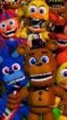 ai character: Fnaf World vs SC  background