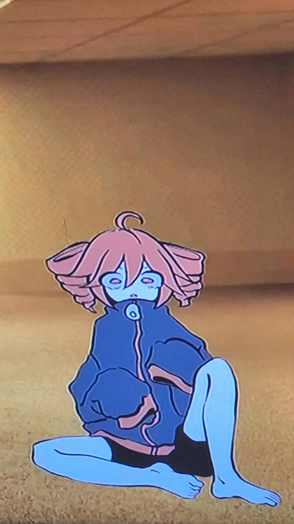ai character: teto  background