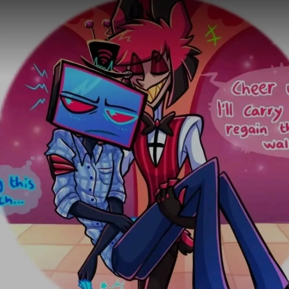 chat with ai character: Vox x alastor 