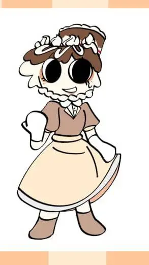 ai character: Catalina the cake background