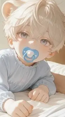 ai character: snow background