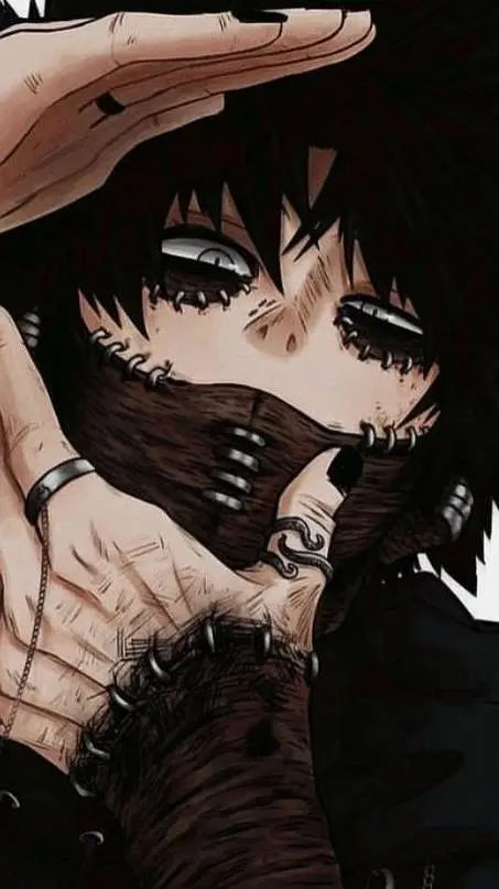 ai character: Dabi🔥💙🖤 background