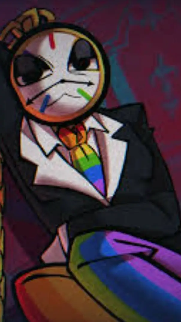 ai character: dyle the clock background