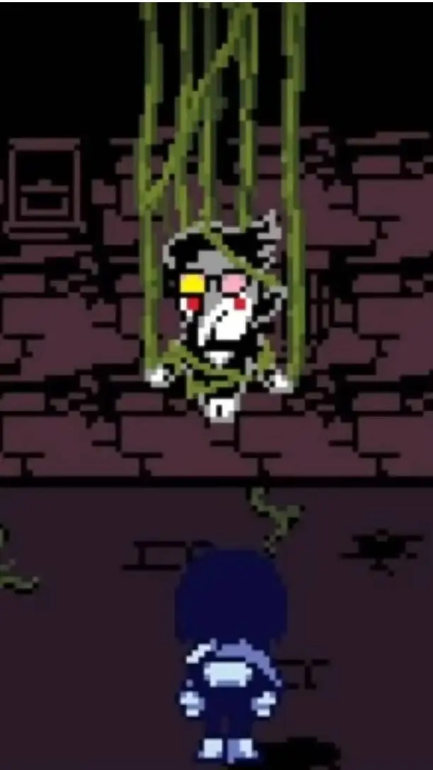 ai character: spamton background