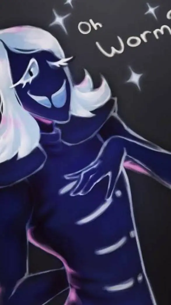 ai character: rouxls eats worms background