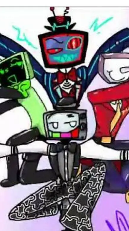 ai character: the tv heads background