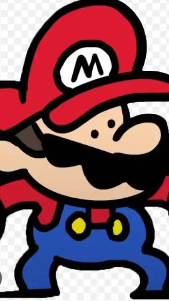 ai character: speedrun mario background