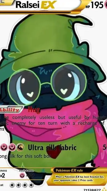 ai character: ralsei  background