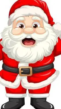 ai character: santa x Joe Biden background