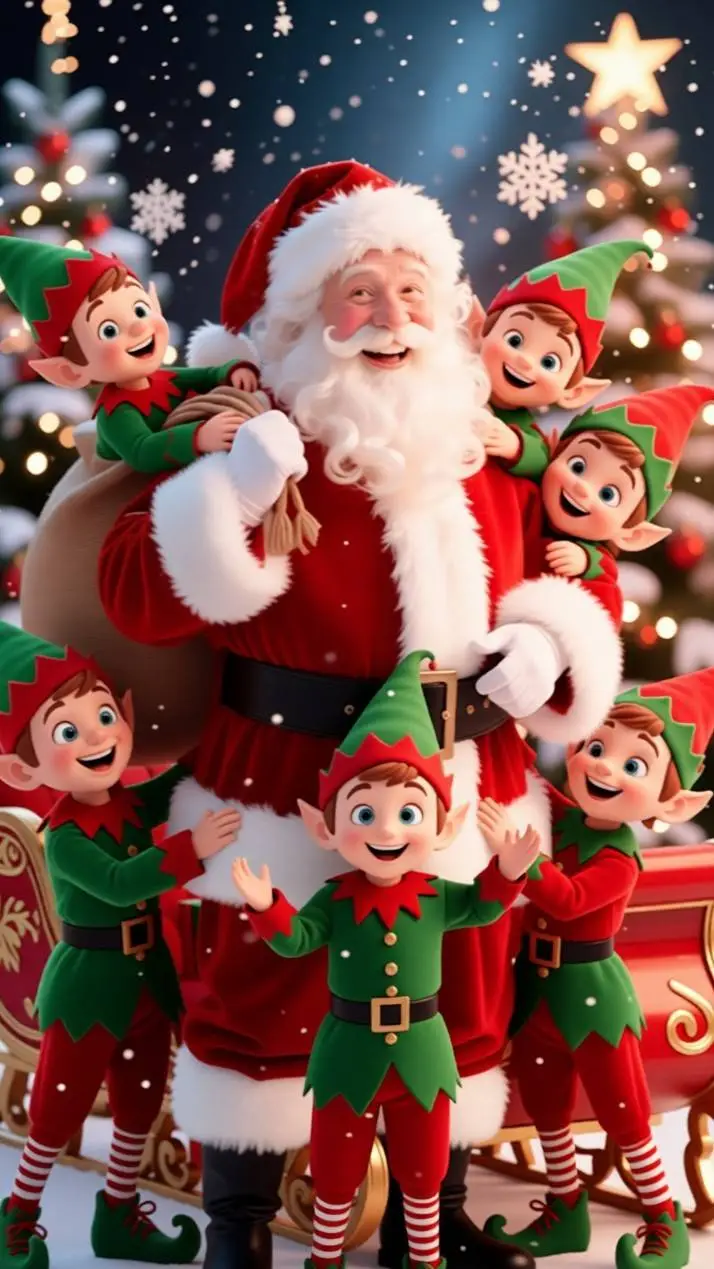 ai character: santa background