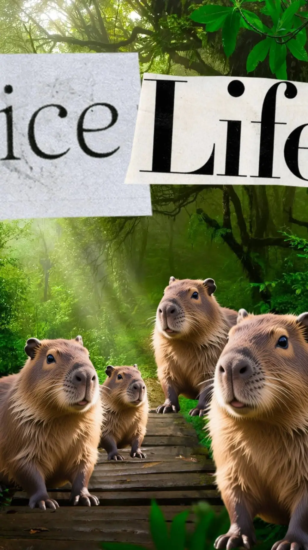 ai character: bosque delcapibara background