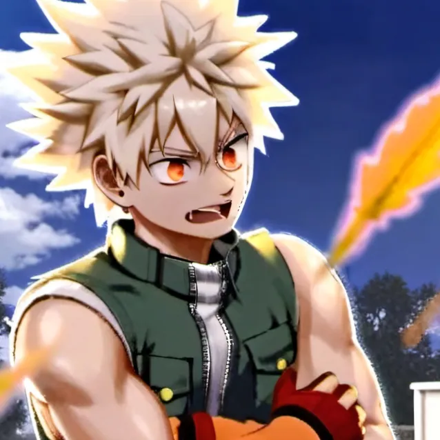 chat with ai character: Bakugo and deku