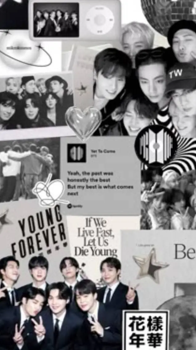 ai character: BTS OT7 background