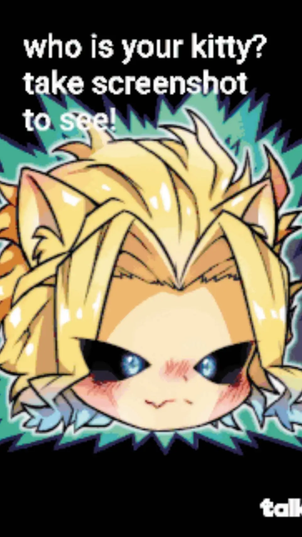 ai character: All might but acat background
