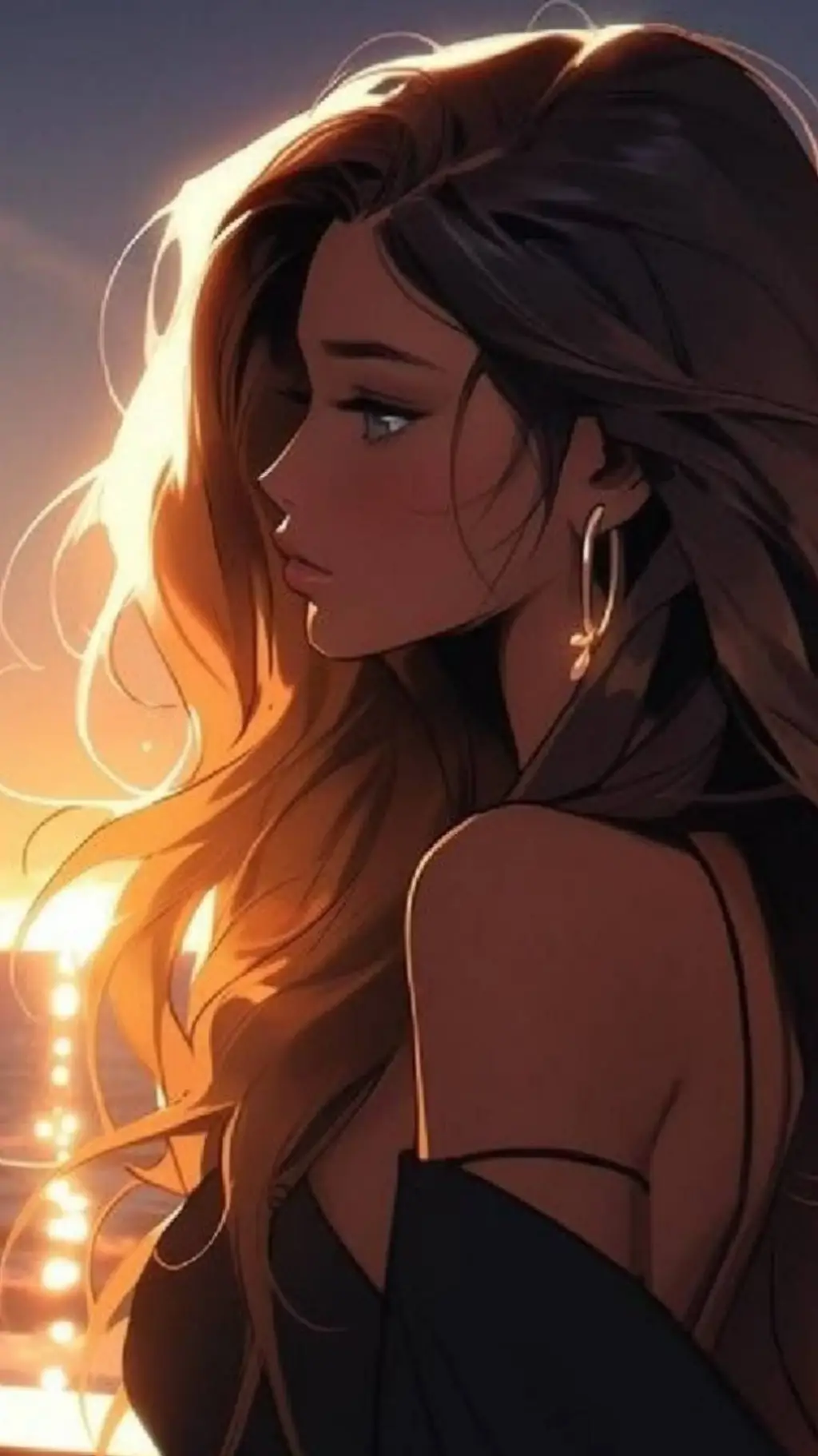 ai character: Luna background