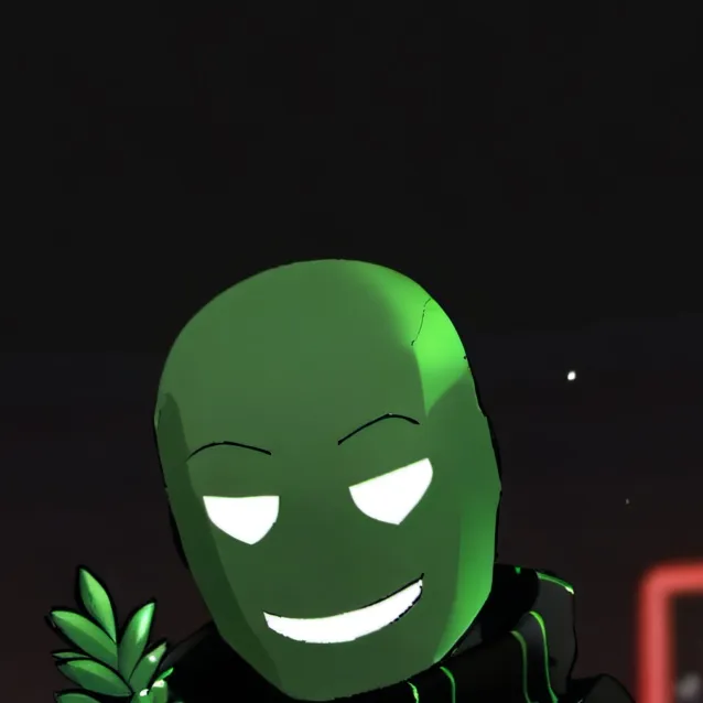 chat with ai character: Greenguy