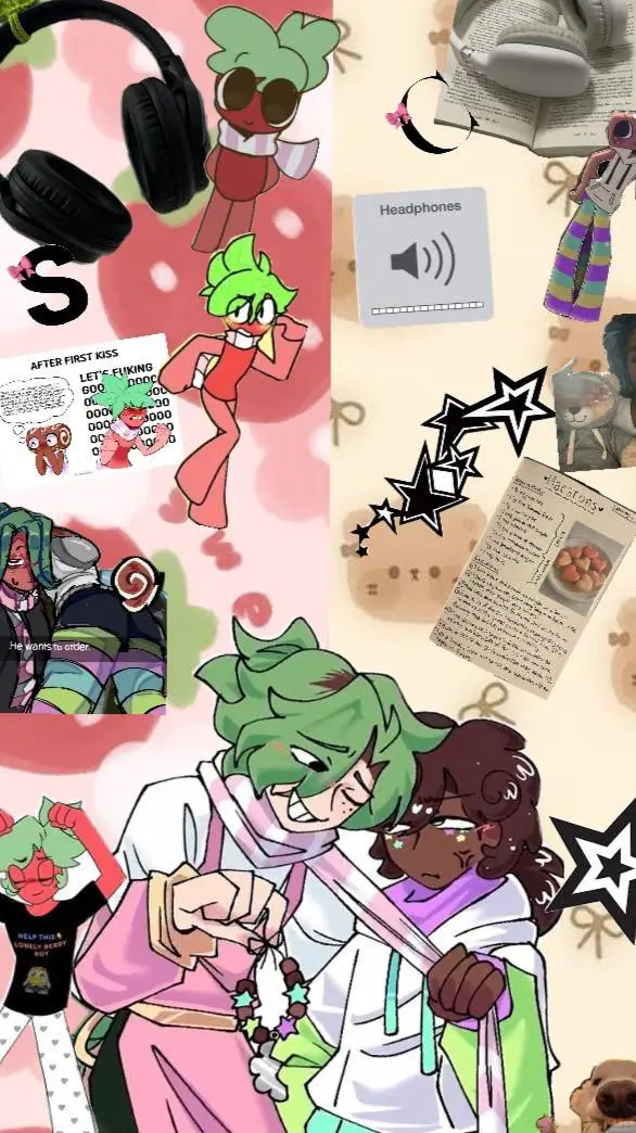 ai character: 𝐀𝐦𝐢𝐠𝐨𝐬 𝐨 𝐍𝐨𝐯𝐢𝐨𝐬?🍓🍰 background