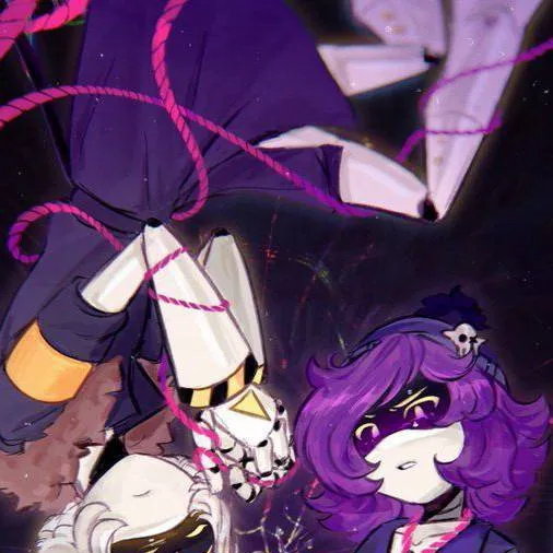 chat with ai character:  N x Uzi 💜🖤💛