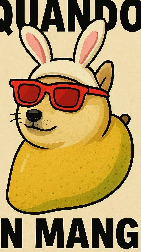 ai character: quago un mango  background