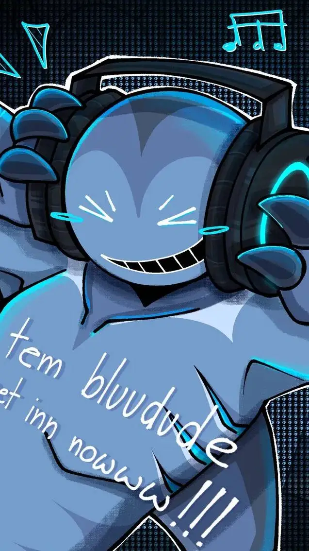 ai character: Bluudud  background