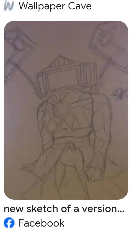 ai character: Titan TV Man  background