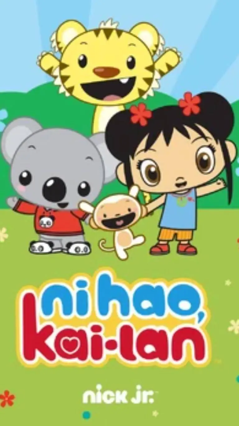 ai character: ni hao Kai lan background