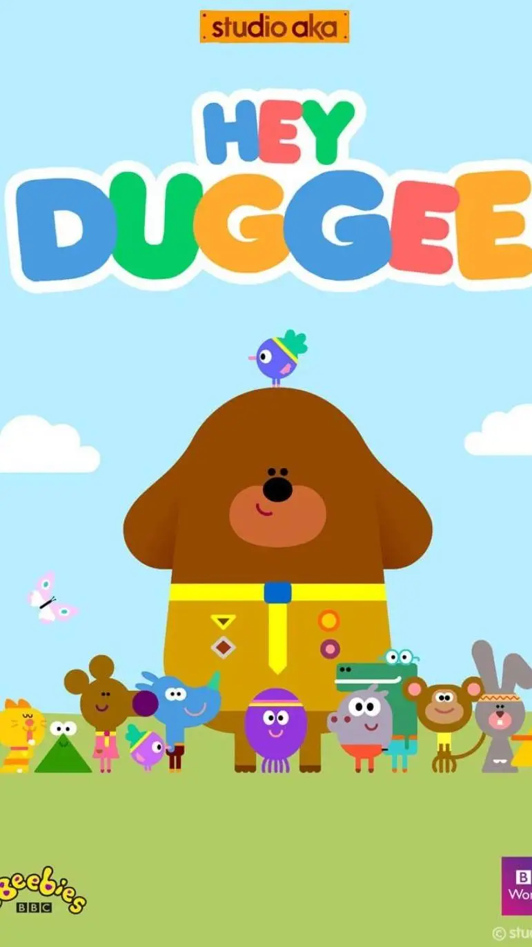 ai character: hey duggee  background