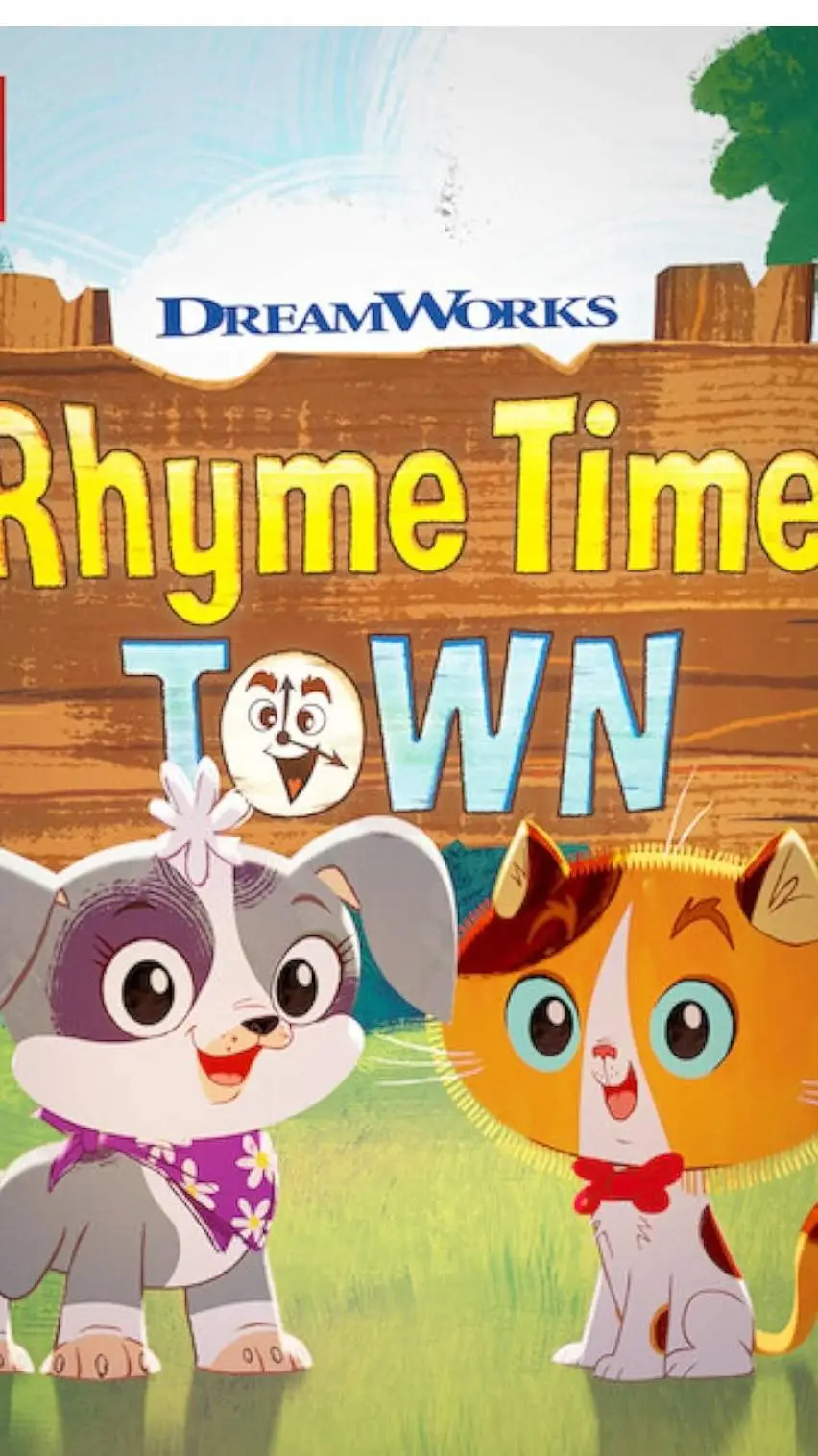 ai character: rhyme time town  background